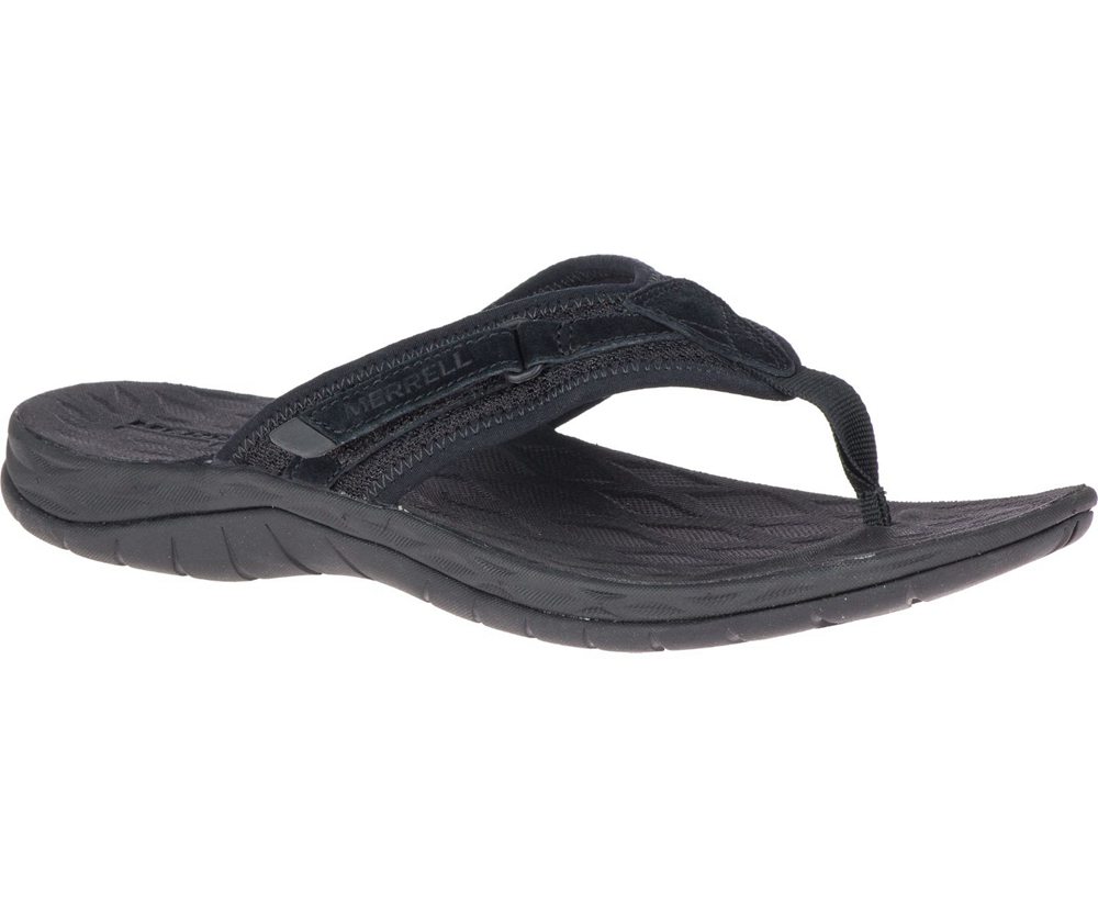 Merrell Sandals Black - Siren 2 Flip - Womens 64MCVLPQT